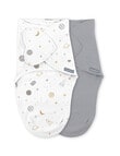Swaddle Me Monogram Swaddle, Sunset Space, 2-Pack, 0-3m product photo