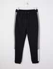 No Issue Spliced Trackpant, Black product photo