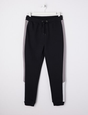 No Issue Spliced Trackpant, Black product photo