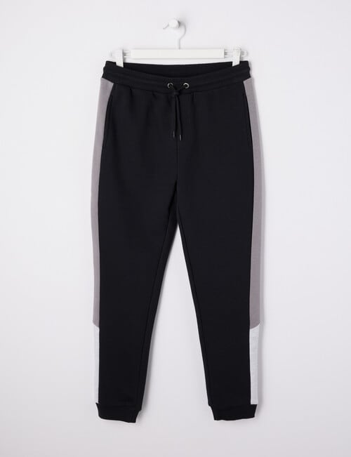 No Issue Spliced Trackpant, Black product photo