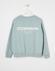 No Issue St Germain Oversized Crew Sweat, Blue product photo View 02 S