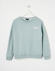 No Issue St Germain Oversized Crew Sweat, Blue product photo