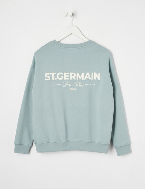 No Issue St Germain Oversized Crew Sweat, Blue product photo View 02 L