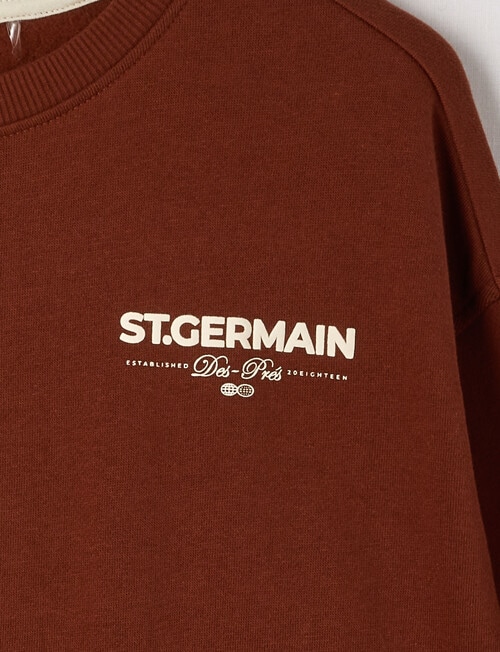 No Issue St Germain Oversized Crew Sweat, Brick product photo View 03 L