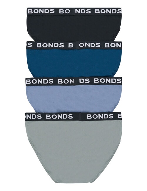 Bonds Hipster Brief, 4-Pack, Steel Away, Seal Rocks, Jeanious & Nu Black product photo View 03 L