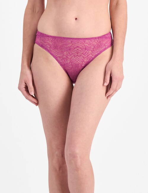 Berlei Because Lace Hi Bikini Brief, Wish, 8-24 product photo