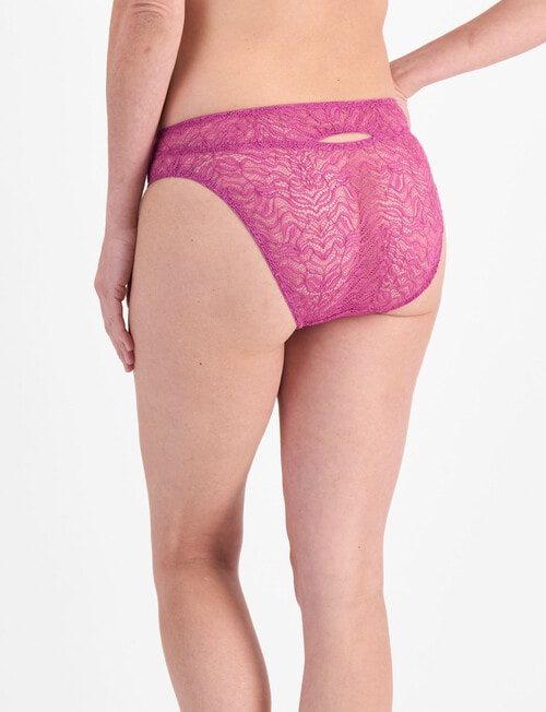 Berlei Because Lace Hi Bikini Brief, Wish, 8-24 product photo View 03 L