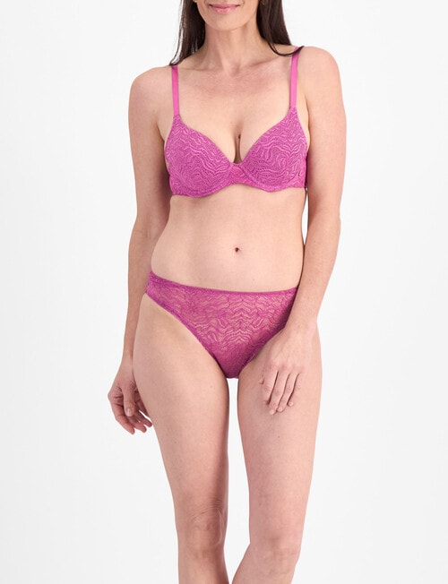 Berlei Because Lace Hi Bikini Brief, Wish, 8-24 product photo View 04 L