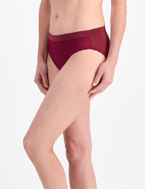 Berlei Barely There, Lace Bikini Brief, Bearing Hearts, 8-20 product photo View 05 L