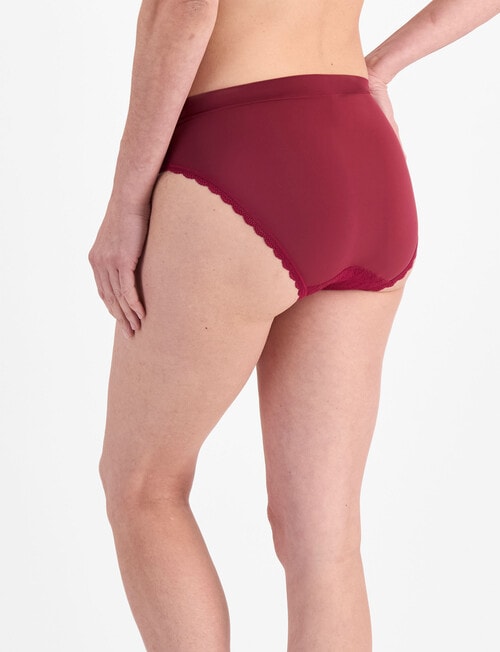 Berlei Barely There, Lace Bikini Brief, Bearing Hearts, 8-20 product photo View 06 L