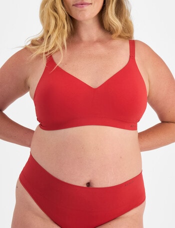 Berlei Understate Wirefree Bra, Mela Rossa, S-3XL product photo