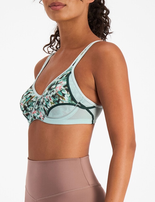 Berlei Electrify Under Wire Bra, Forest Tapestry, B-F product photo View 03 L