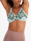 Berlei Electrify Under Wire Bra, Forest Tapestry, B-F product photo View 02 S
