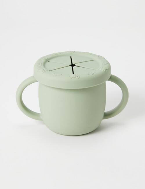 Teeny Weeny Silicone Cup with Snack Lid, Mint product photo