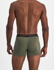 Jockey No Ride Up Cotton Stripe Trunk, 2-Pack, Green & Beige product photo View 08 S