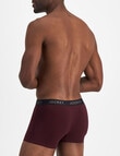 Jockey Comfort Stripe Trunk, 3-Pack, Blue & Burgundy product photo View 08 S