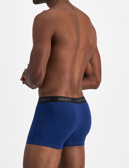 Jockey Comfort Stripe Trunk, 3-Pack, Blue & Burgundy product photo View 11 L