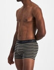 Jockey Comfort Stripe Trunk, 3-Pack, Green & Beige product photo View 04 S