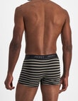 Jockey Comfort Stripe Trunk, 3-Pack, Green & Beige product photo View 05 S