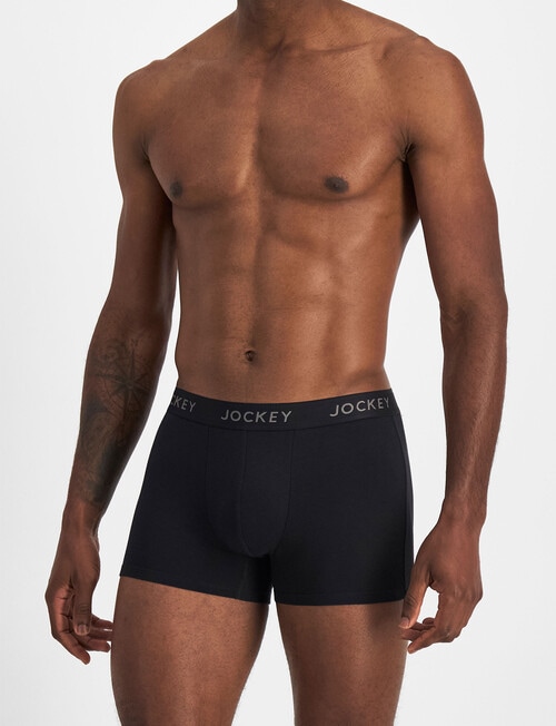 Jockey Comfort Stripe Trunk, 3-Pack, Green & Beige product photo View 09 L