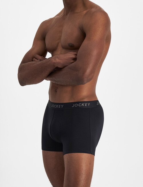 Jockey Comfort Stripe Trunk, 3-Pack, Green & Beige product photo View 10 L