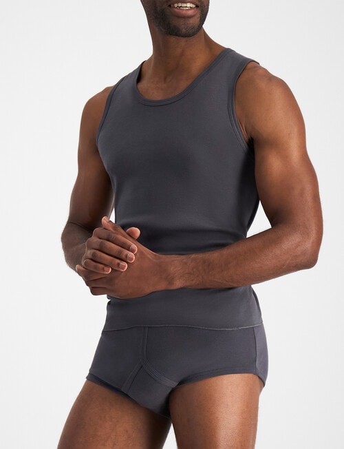 Jockey Athletic Singlet, 2-Pack, Grey & Maroon product photo View 02 L