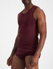 Jockey Athletic Singlet, 2-Pack, Grey & Maroon product photo View 05 S