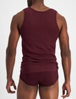 Jockey Athletic Singlet, 2-Pack, Grey & Maroon product photo View 06 S