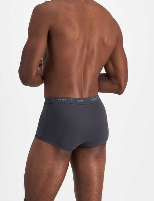 Jockey Y-Front Brief, 2-Pack, Grey & Maroon product photo View 05 L