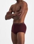 Jockey Y-Front Brief, 2-Pack, Grey & Maroon product photo View 07 S