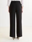 Oliver Black Wide Leg Pants, Short Length, Black product photo View 02 S