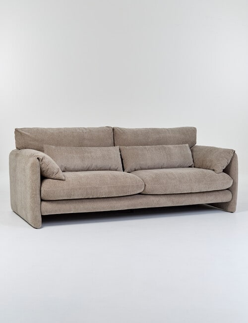 LUCA Furniture Seattle Fabric 3 Seater Sofa product photo View 03 L