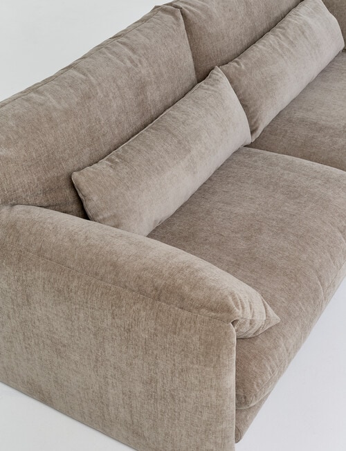 LUCA Furniture Seattle Fabric 3 Seater Sofa product photo View 04 L