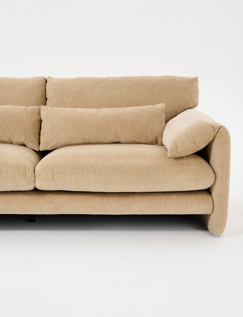 LUCA Furniture Seattle Fabric 3 Seater Sofa product photo View 02 L