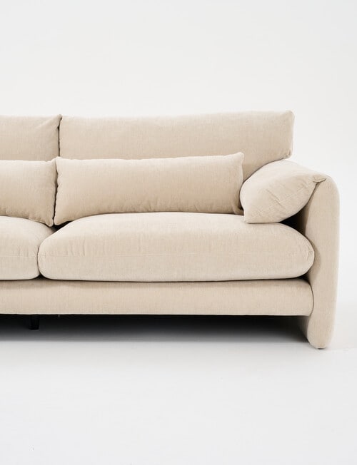 LUCA Furniture Seattle Fabric 3 Seater Sofa product photo View 02 L