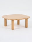 LUCA Furniture Geneva Coffee Table Square, Natural product photo