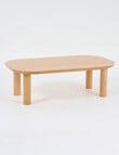 LUCA Furniture Geneva Coffee Table Rectangle, Natural product photo