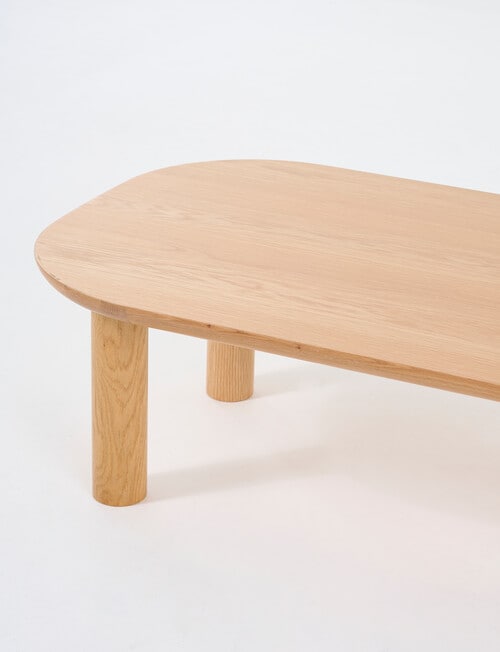 LUCA Furniture Geneva Coffee Table Rectangle, Natural product photo View 05 L