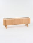 LUCA Furniture Geneva TV Cabinet, Natural product photo