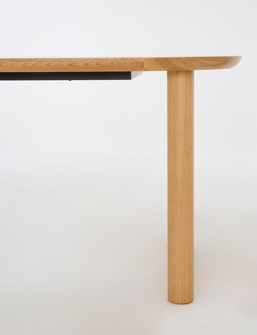 LUCA Furniture Geneva Dining Table 2.1m, Natural product photo View 05 L