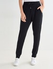 Bodycode Brushed Cuff Rib Jogger Pant, Black product photo