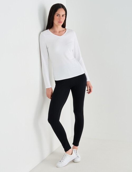 Bodycode Brushed Legging, Black product photo View 06 L