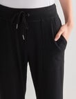 Bodycode Brushed Wide Leg Pant, Black product photo View 04 S