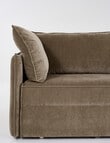 Marcello&Co Sentra Fabric 3 Seater Sofa Bed, Chocolate product photo View 05 S