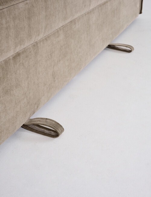 Marcello&Co Sentra Fabric 3 Seater Sofa Bed, Chocolate product photo View 06 L