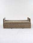 Marcello&Co Sentra Fabric 3 Seater Sofa Bed, Chocolate product photo View 08 S