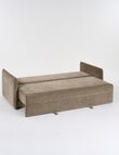 Marcello&Co Sentra Fabric 3 Seater Sofa Bed, Chocolate product photo View 09 S