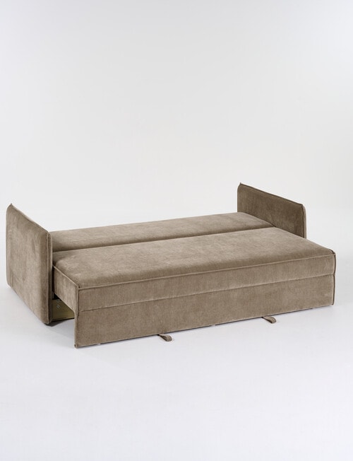 Marcello&Co Sentra Fabric 3 Seater Sofa Bed, Chocolate product photo View 09 L