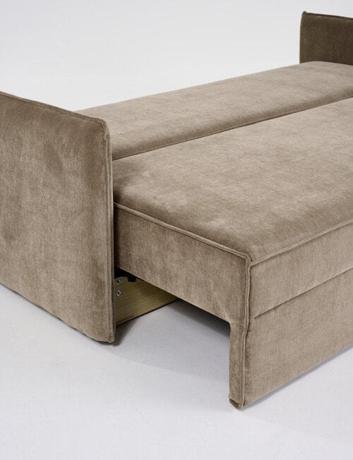 Marcello&Co Sentra Fabric 3 Seater Sofa Bed, Chocolate product photo View 10 L