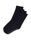 Bonds Logo Light School Crew Socks, 4-Pack, Navy, 2-16 product photo View 03 S